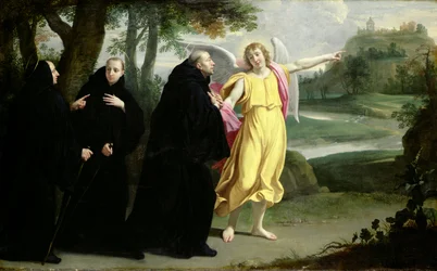 Szene aus dem Leben des heiligen Benedikt